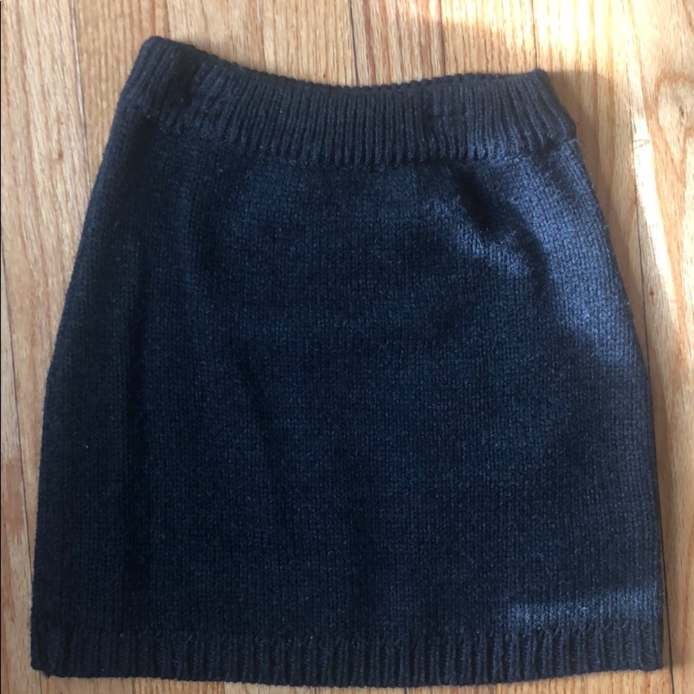 Dark Grey knit skirt